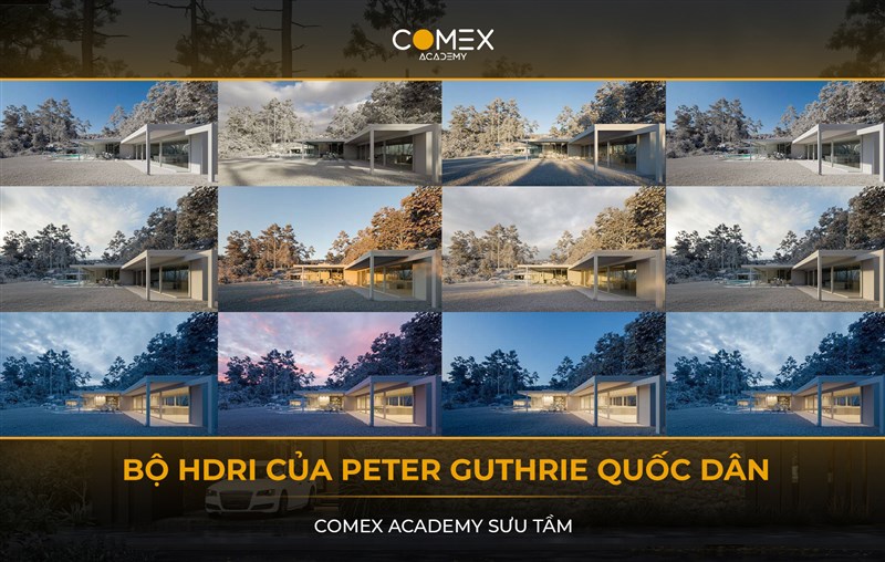 COMEX ACADEMY SHARE TẶNG BỘ HDRI CỦA PETER GUTHRIE QUỐC DÂN  